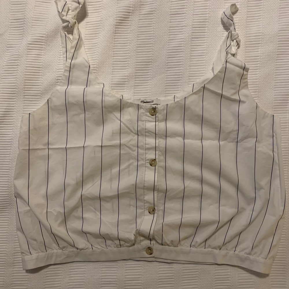 Madewell Cotton Cropped Top